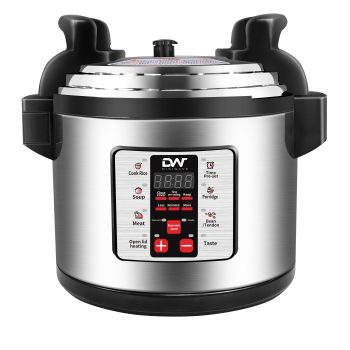 DWPC1719 Electric Pressure Cooker Digital 19Ltrs /2000Watts/ Microcomputer Control / Preset Timer/ Over Heat Protection / Energy Consumtion Meter With 1 Year Warranty