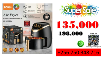 R5232 Manual Air Fryer 4.5Litre / 1500Watts/ With 6 months Warranty
