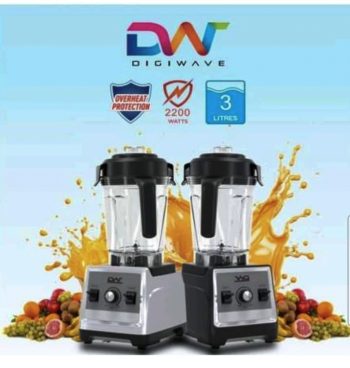 DWBL1119 Commercial Blender /2200Watts/ 3.0Ltr BPA Free Jar/ 100% Pure Copper Motor With 1 Year Warranty