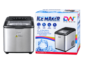 Digiwave Countertop Ice Maker 15Kg/24hr | Bullet Ice | DW-ICM2022