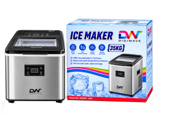 Digiwave Square Ice Maker 35Kg/24hr | 3.0L Tank & Auto Clean | DW-ICM2026